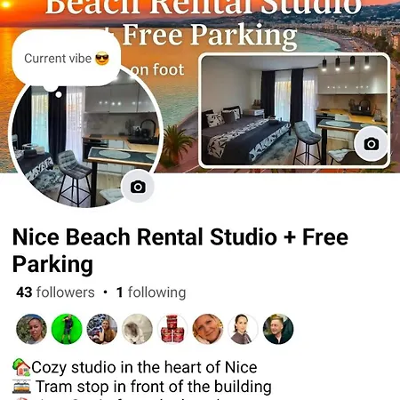 Lovely 1 Bedroom Vacation With Free Parking. Lejlighed Nice